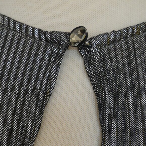 Soft Surroundings Annabelle Pleated Maxi Dress w/ Shash Silver USA Size XS (2/4) - Picture 12 of 16